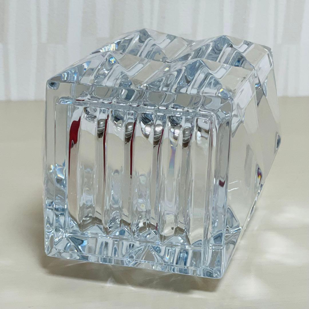 未使用 Baccarat バカラ ルクソール 花瓶 フラワーベース ペンホルダー