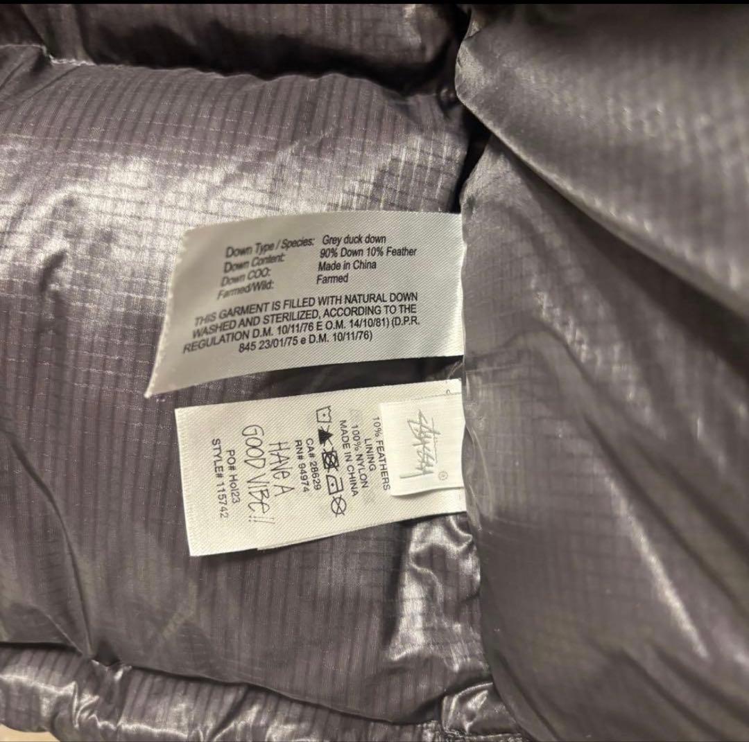 ジャケット・アウター STUSSY DOWN PUFFER PARACHUTE RIPSTOP