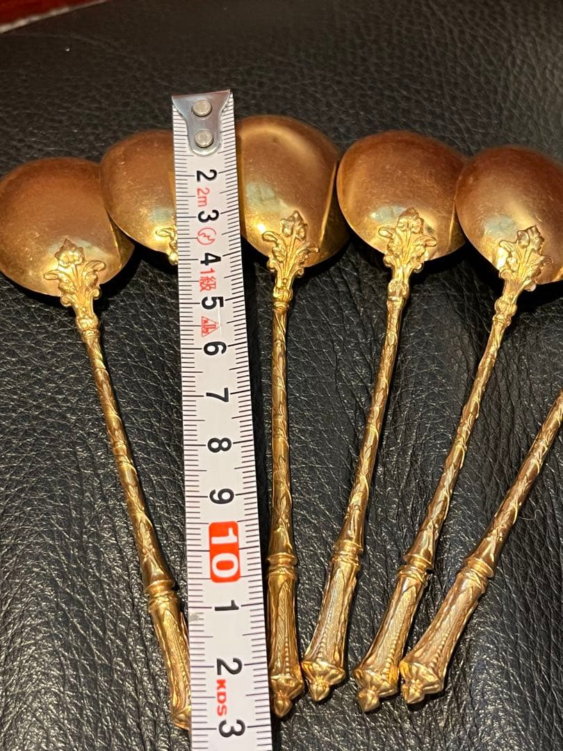 ピュイフォルカ　アイスクリームスプーン　純銀製　スターリングシルバー　950