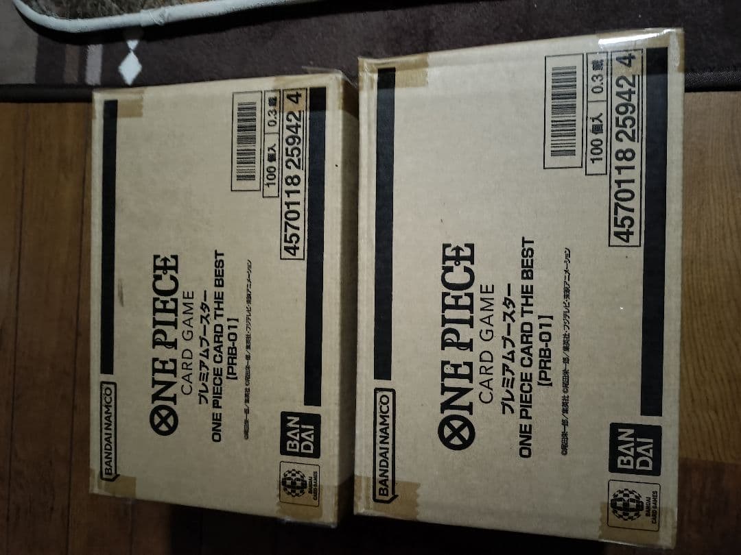 新品未開封　ワンピースカードゲーム プレミアムブースター ザベスト　2カートン