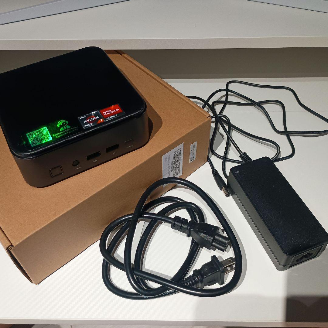 m*1様 NiPoGi ミニPC Ryzen 7 PRO 5875U メモリ32