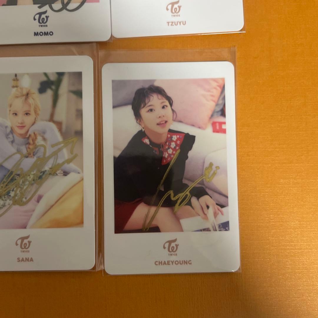 TWICE 直筆サイン入りカード 8枚セット