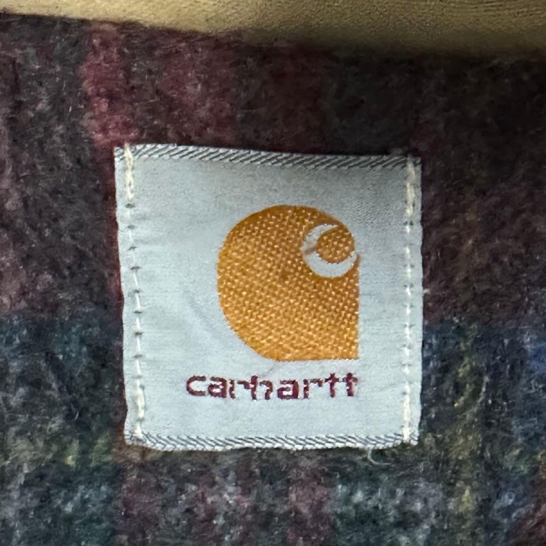 90s 星タグ carhartt チョアコート カバーオール ワイン ボルドー