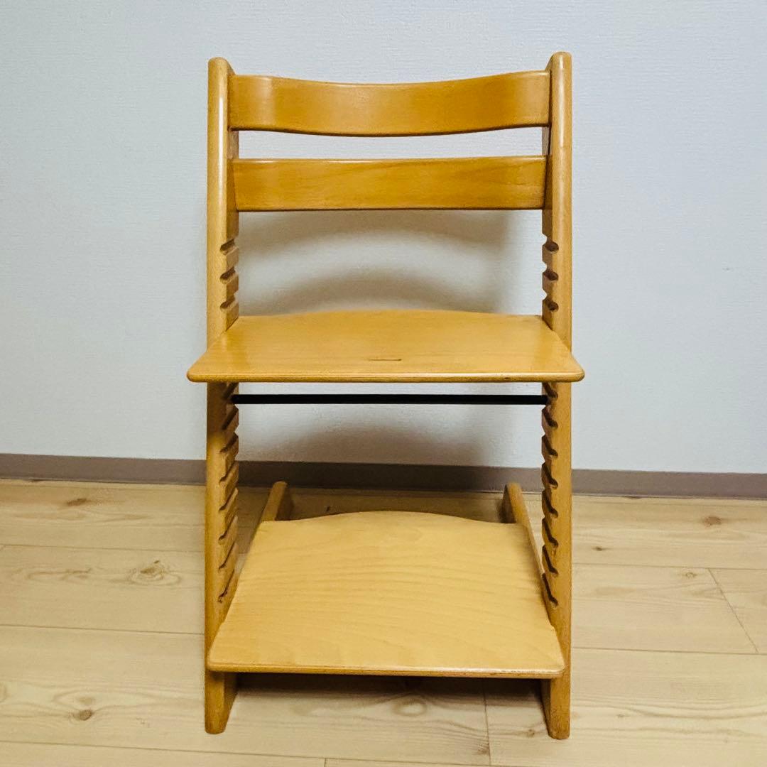 ベビーセット付き！　ストッケ　トリップ トラップ　ベビーチェア　ナチュラル