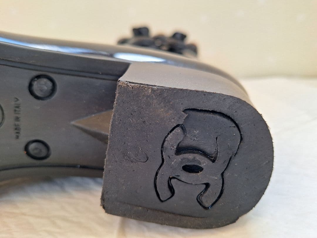 シャネル カメリア レインブーツ 39 CHANEL