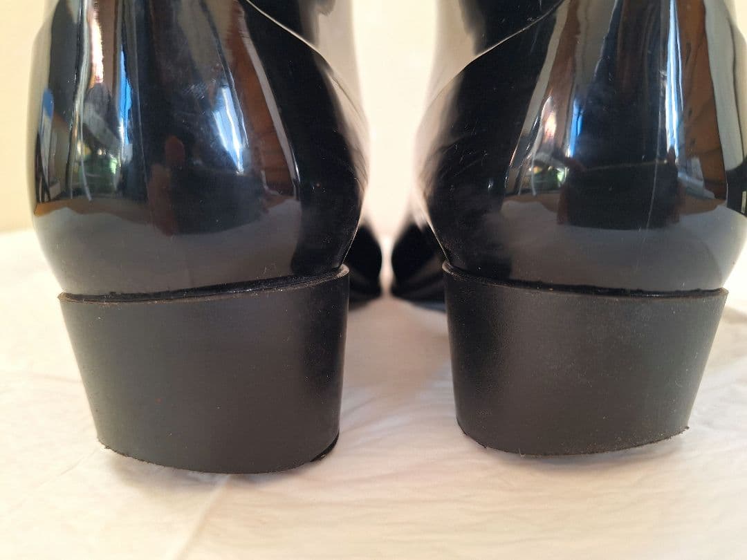 シャネル カメリア レインブーツ 39 CHANEL