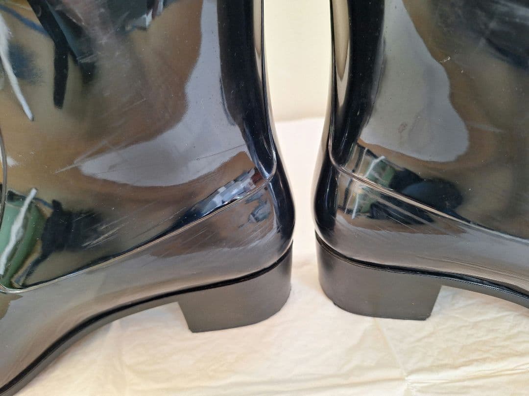 シャネル カメリア レインブーツ 39 CHANEL