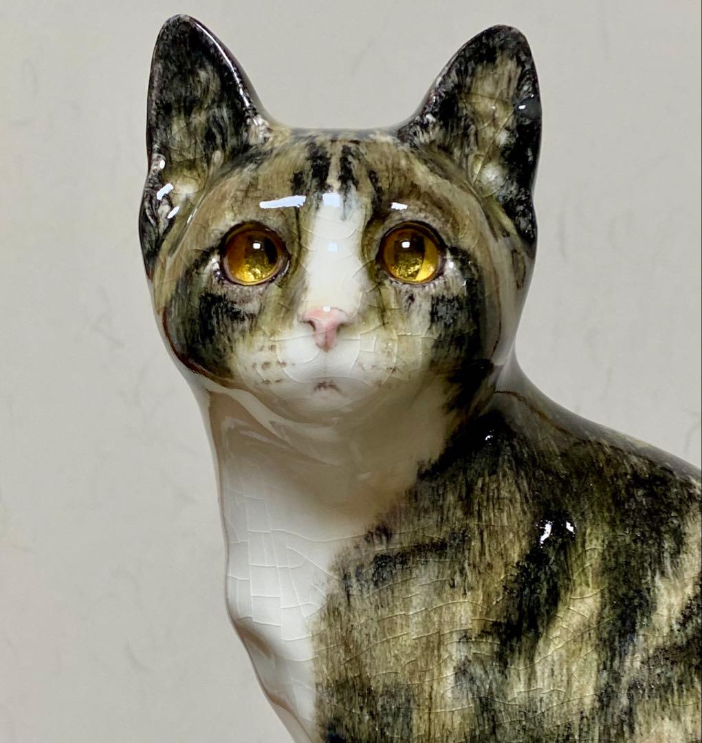 モデルNo.21　ウィンスタンレイキャット　初期作品　キジトラ猫　⚠️耳補修有り
