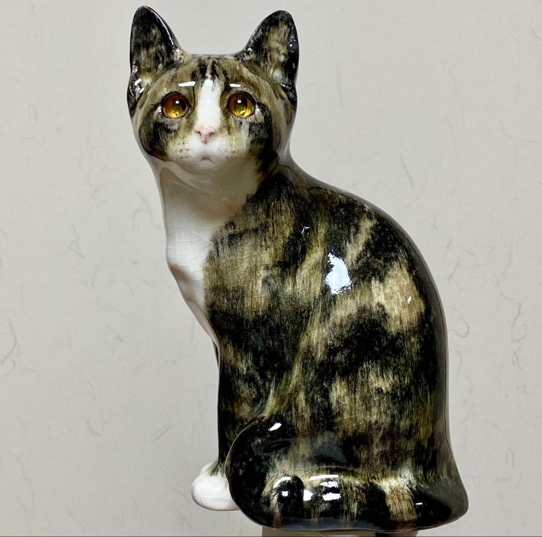 モデルNo.21　ウィンスタンレイキャット　初期作品　キジトラ猫　⚠️耳補修有り