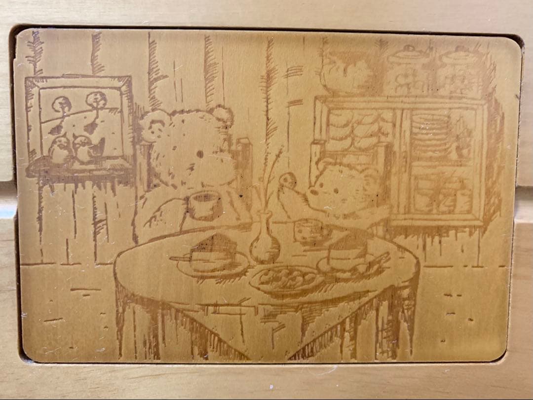 くまのプーさん　天然木　チェスト　タンス