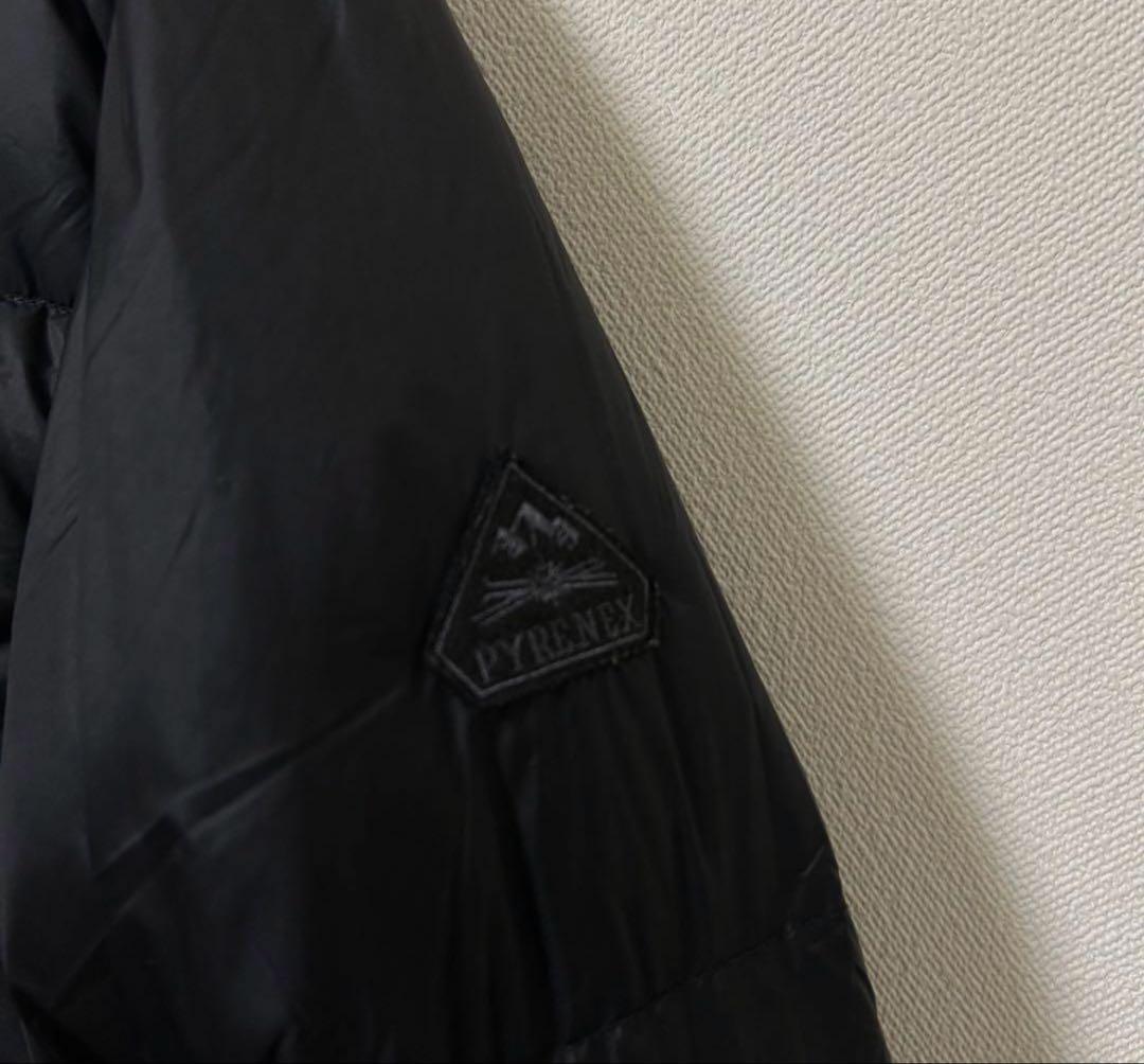 Pyrenex ピレネックス　別注VIGO ノーカラー ダウンジャケット　S 黒