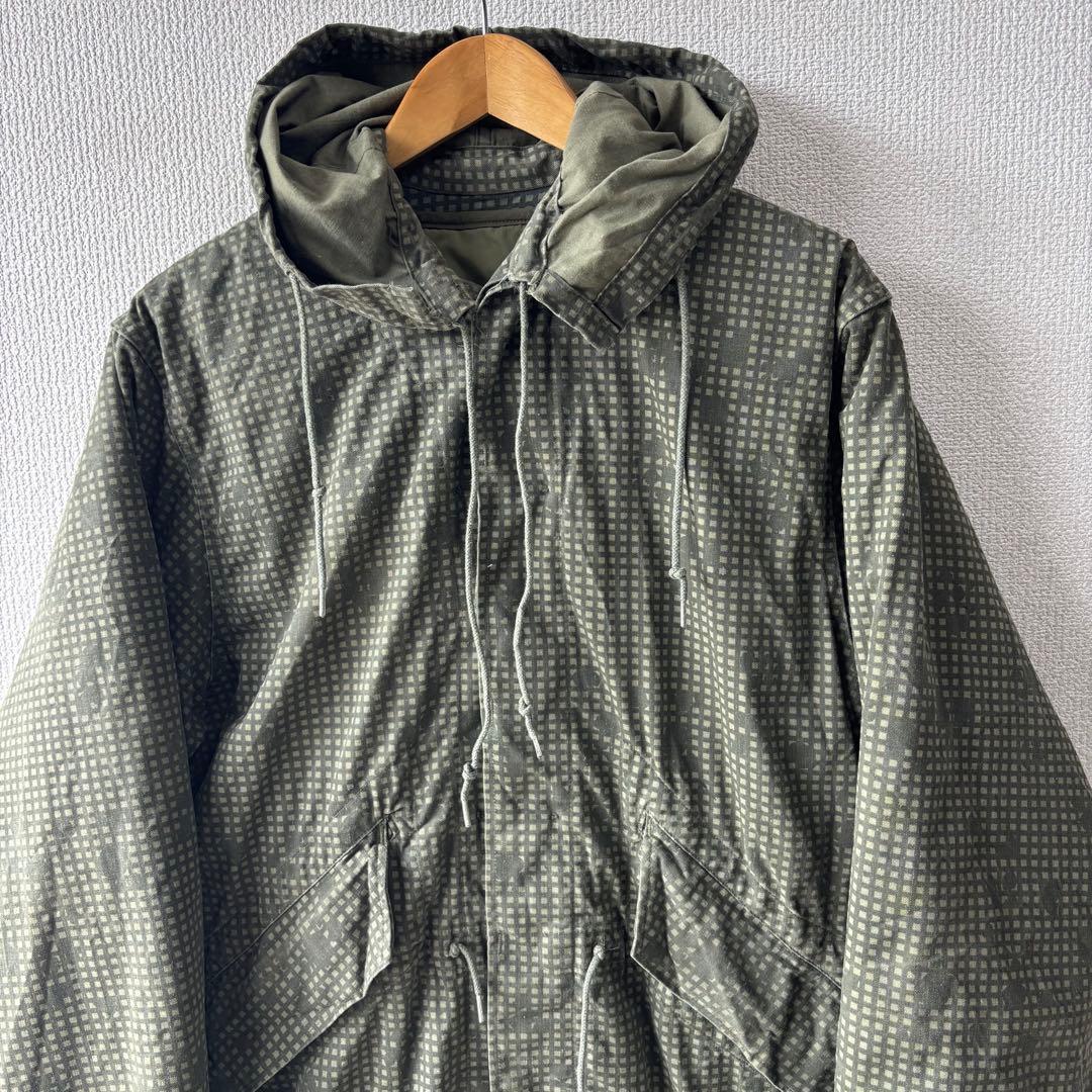 80s ナイト デザート カモ パーカー M フィッシュテール 迷彩 ビンテージ