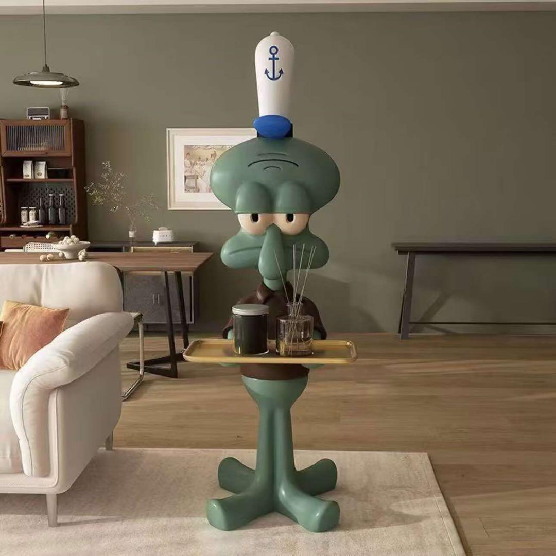 新品　スポンジボブ イカルゴ 特大インテリア フィギュア