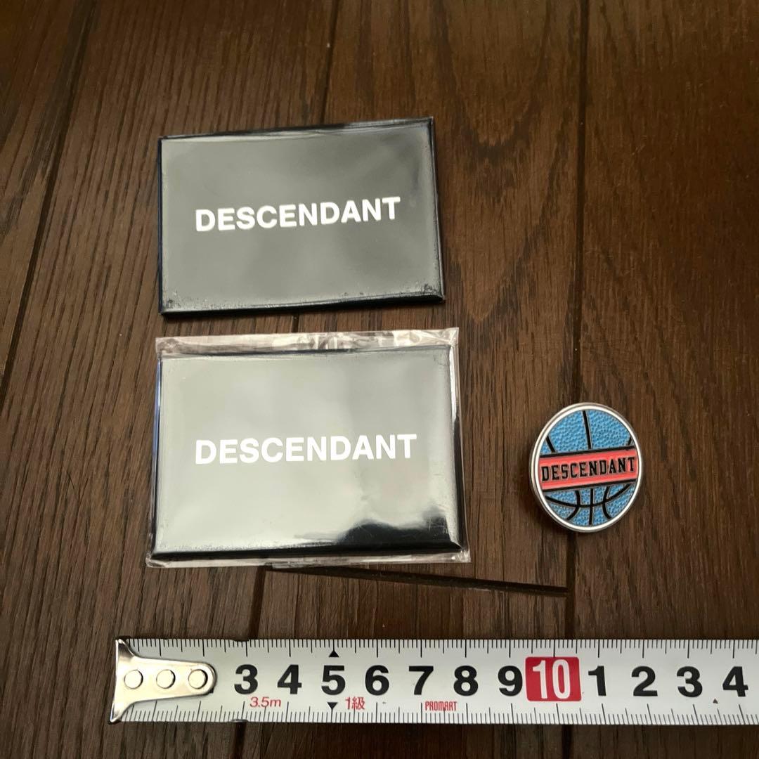 DESCENDANT ワッペン　缶バッジ　ピンバッジ