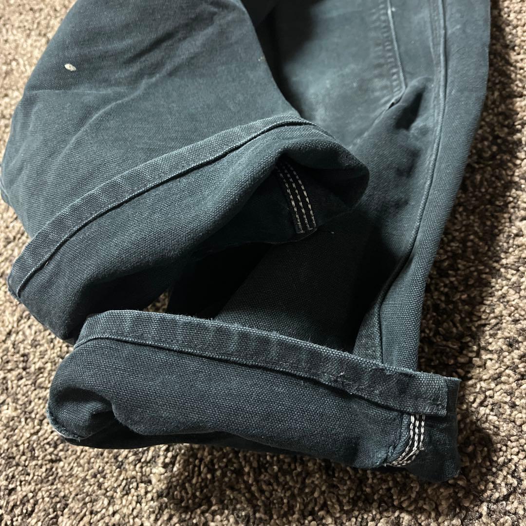 90s 希少サイズ メキシコ製 Carhartt 革タグ デニムパンツ ジーパン