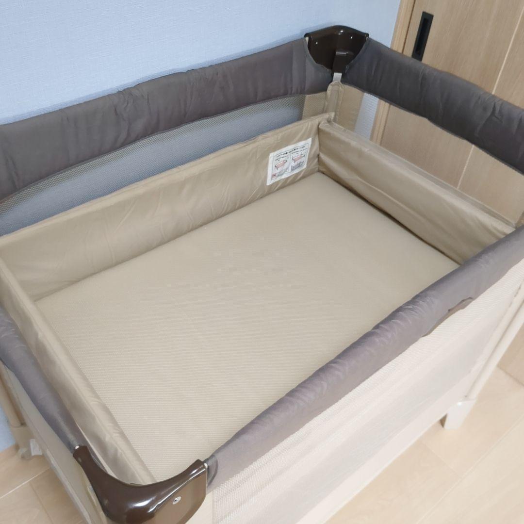 【美品】【付属品完備】Aprica アップリカ ココネルエアー ベビーベッド