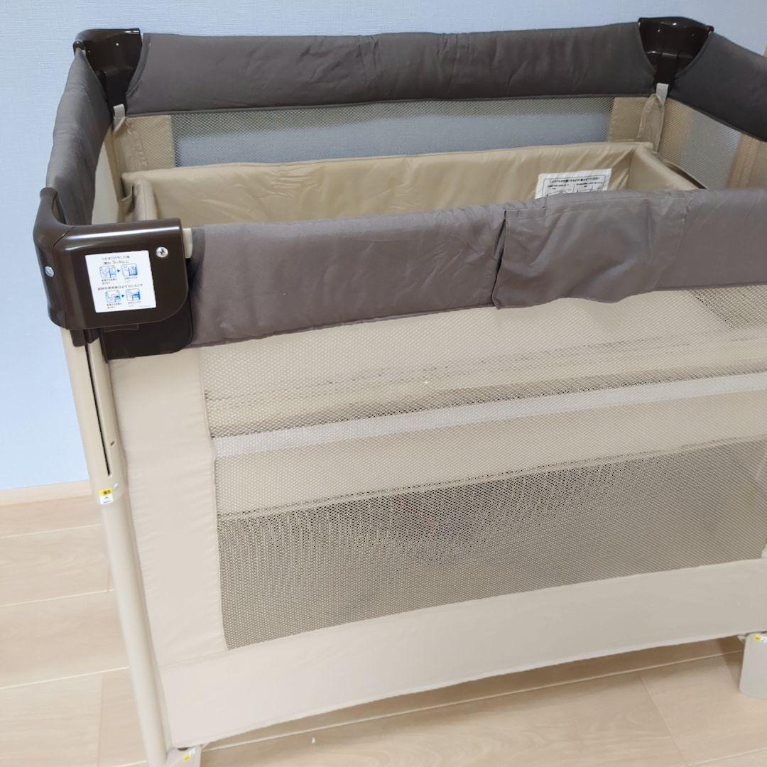 【美品】【付属品完備】Aprica アップリカ ココネルエアー ベビーベッド