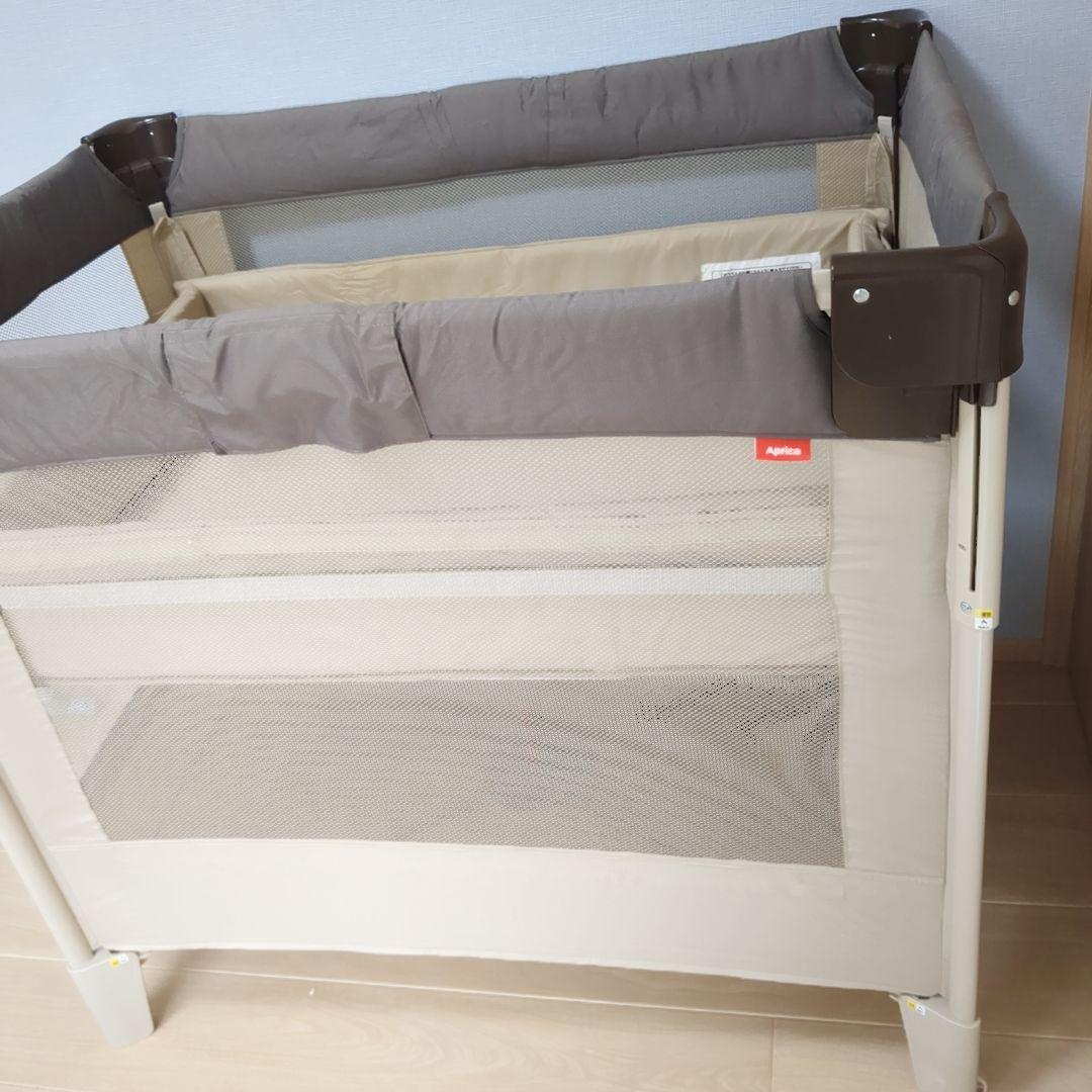 【美品】【付属品完備】Aprica アップリカ ココネルエアー ベビーベッド