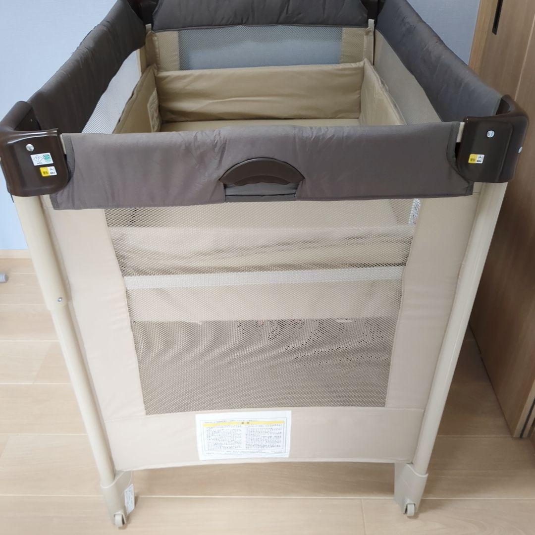 【美品】【付属品完備】Aprica アップリカ ココネルエアー ベビーベッド