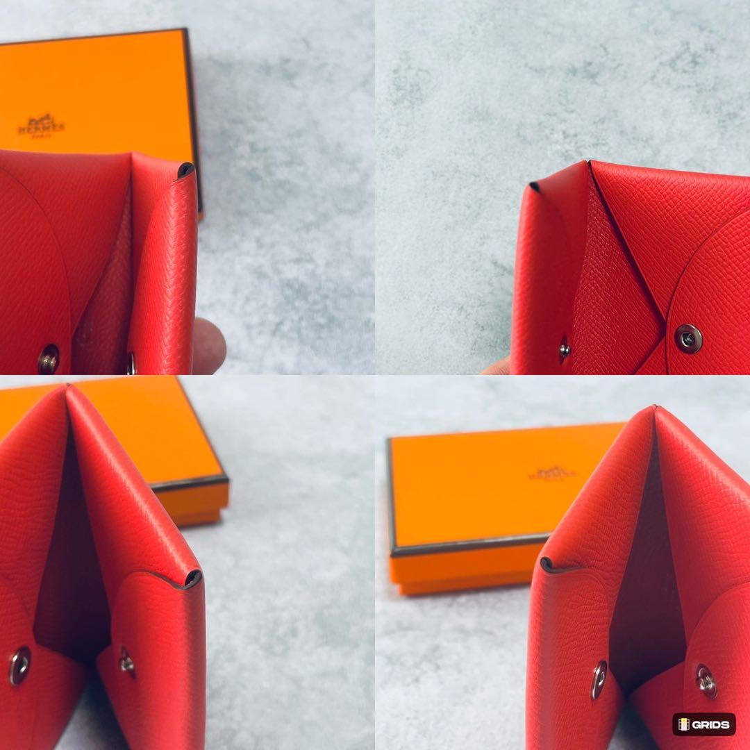 【未使用箱付き】HERMES カルヴィ ヴォーエプソン　パスケース