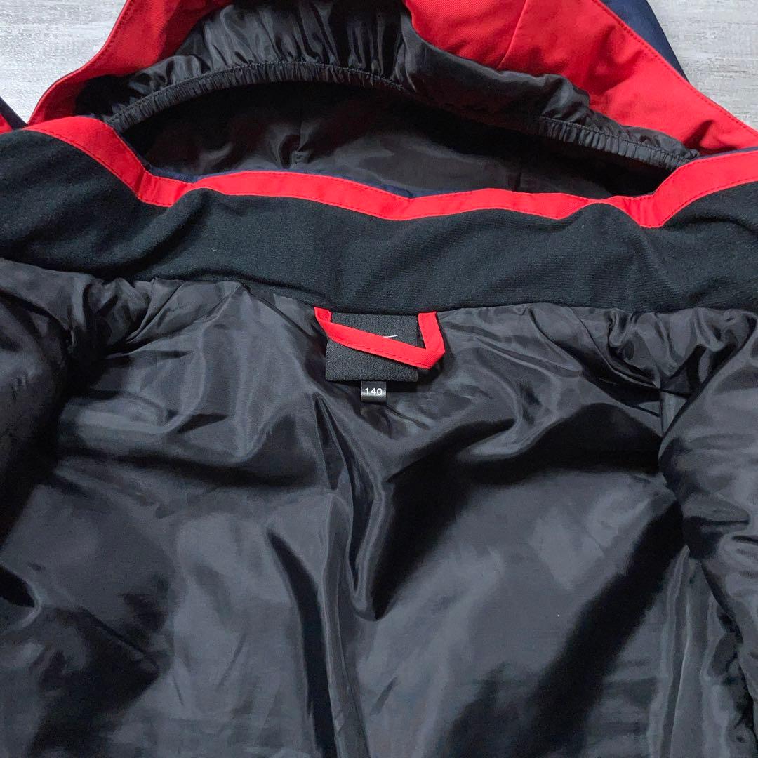 美品 MIZUNO ミズノ スキーウェア 140cm スノーウェア N-XT 赤