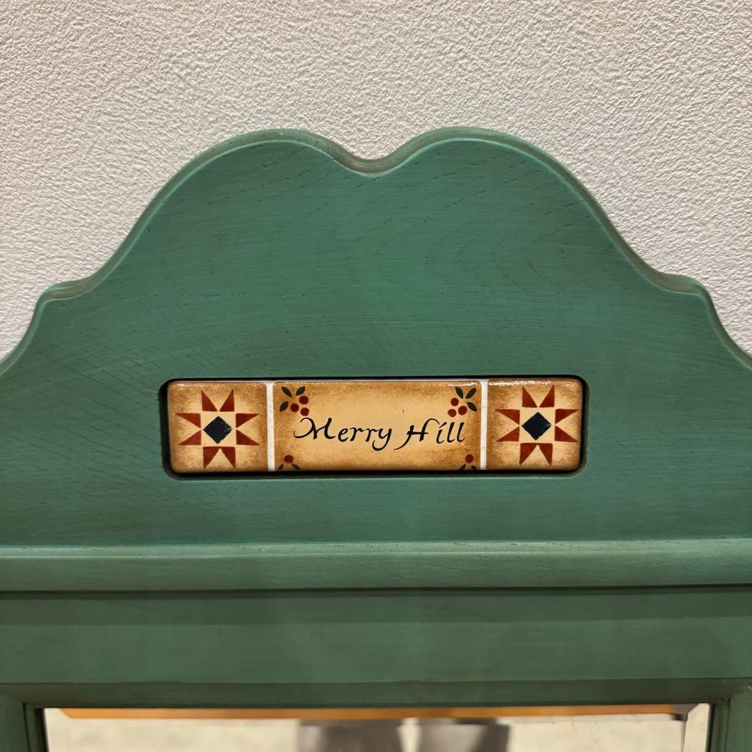 【カリモク】ウォールミラー & マガジンラック 2点セット