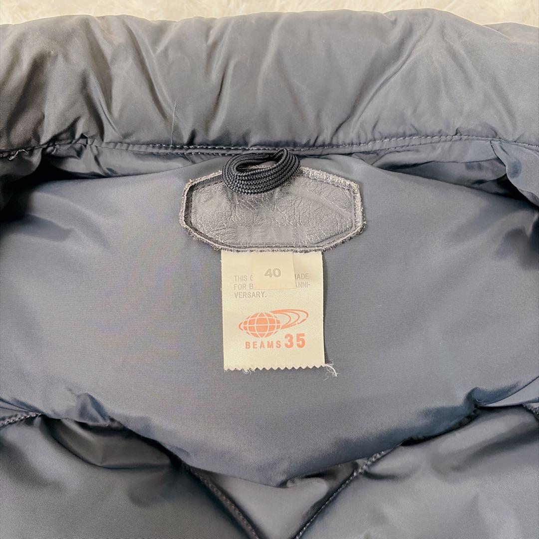 ロッキーマウンテン BEAMS 35周年 日本製 レザーヨーク ダウンベスト40