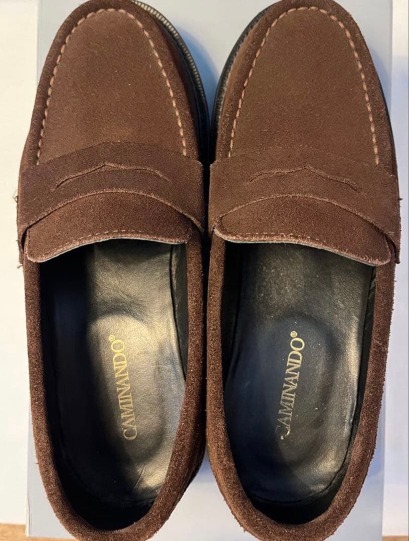 Caminando ブラウン ローファー
