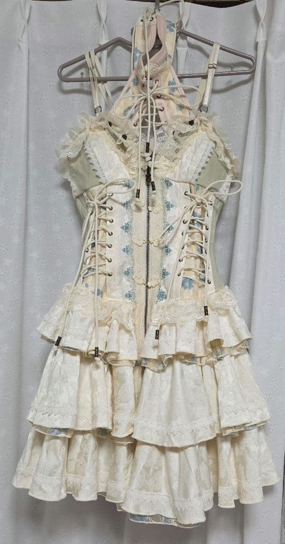 OZZONチャイナビスチェワンピ・カチューシャセット