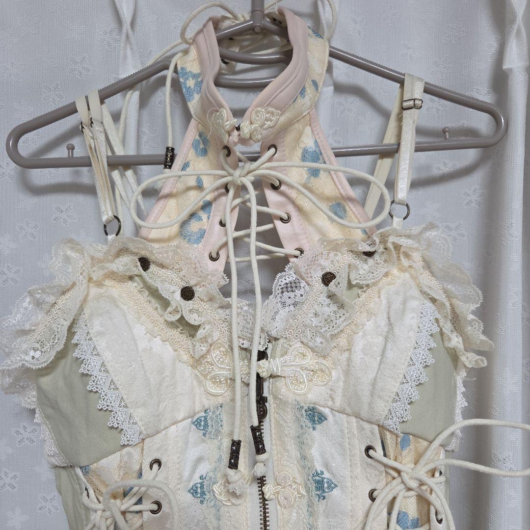 OZZONチャイナビスチェワンピ・カチューシャセット