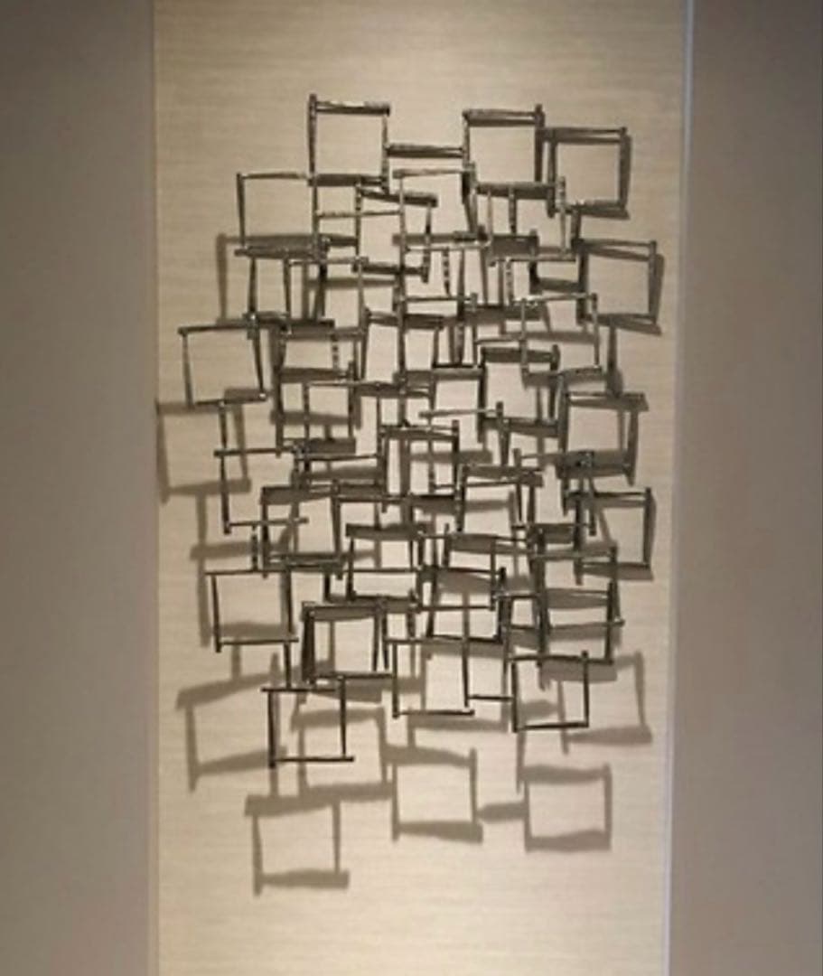 金属製立体アート約83センチ✖︎60センチ　モダン