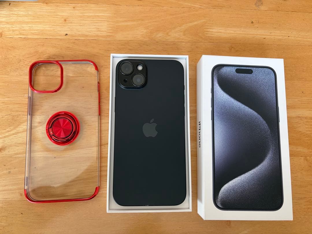 Apple iPhone 15 plus 128GBブラック