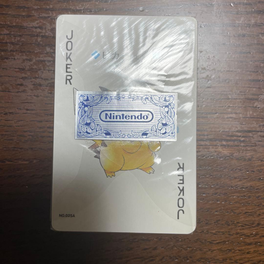 ポケモン　トランプ　銀　シュリンク未開封