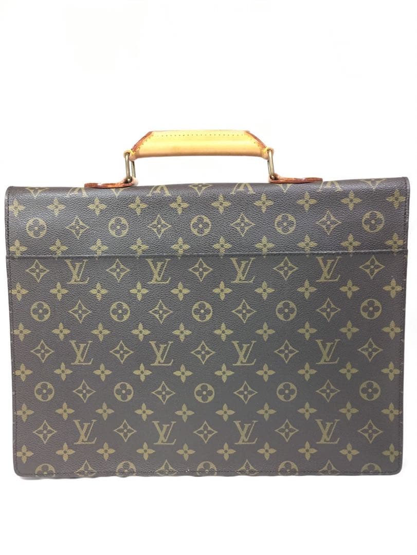 ルイヴィトン　モノグラム　コンセイエ ビジネバッグ　ハンドバッグ