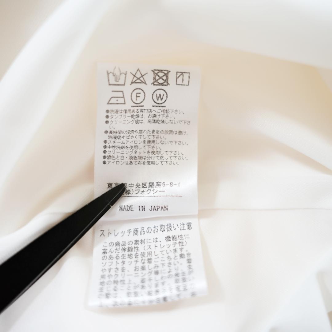 【極美品】FOXEY NEWYORK　ノースリーブワンピース　Aライン　Mサイズ