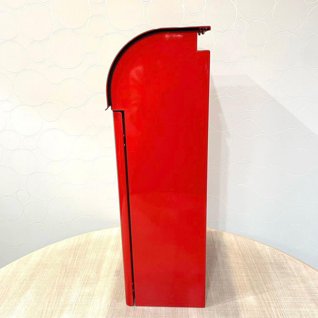 【未使用】フィール2 スタンド式ポスト 右勝手 郵便ポスト 大型投函 鍵付き 赤