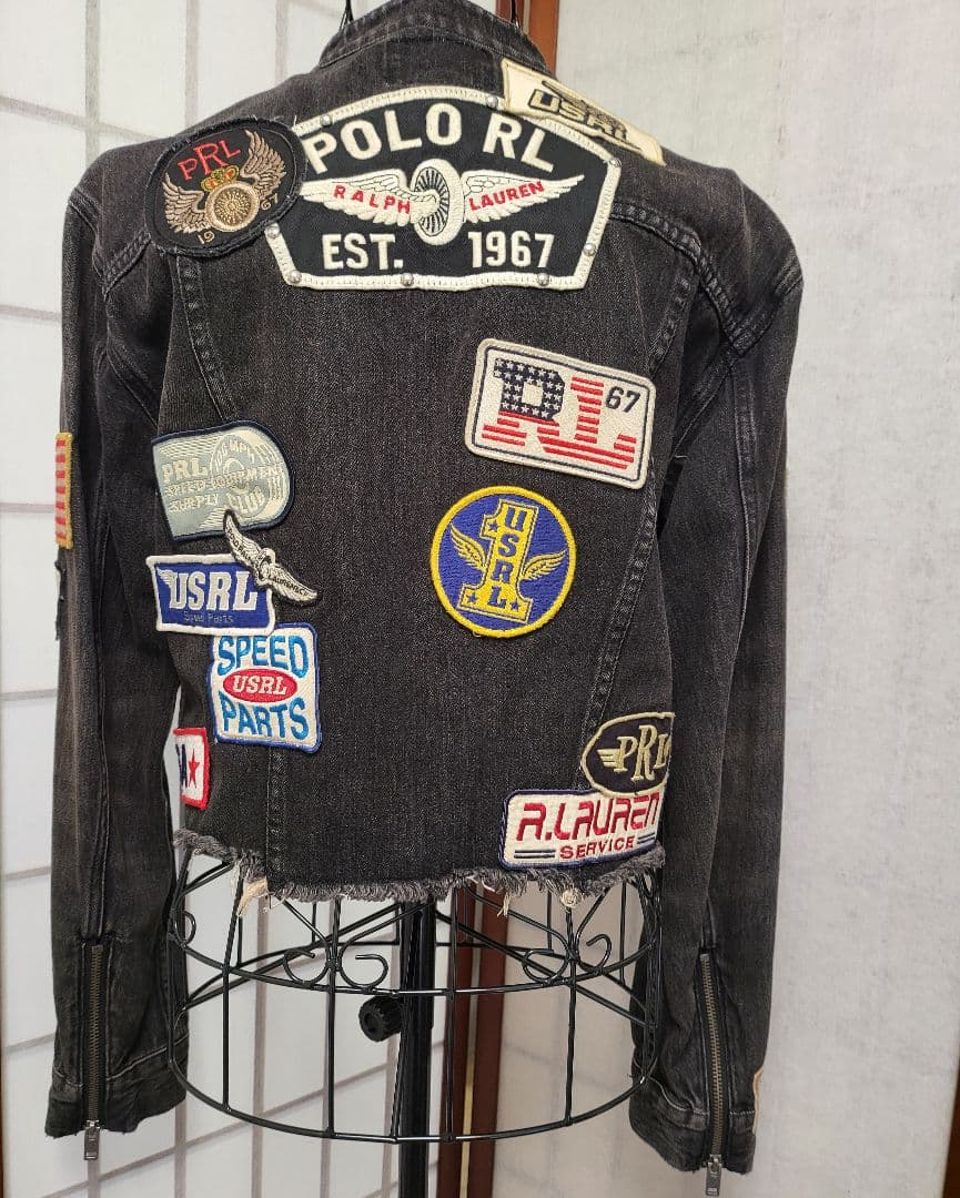 Polo RL パッチ付きデニムジャケット