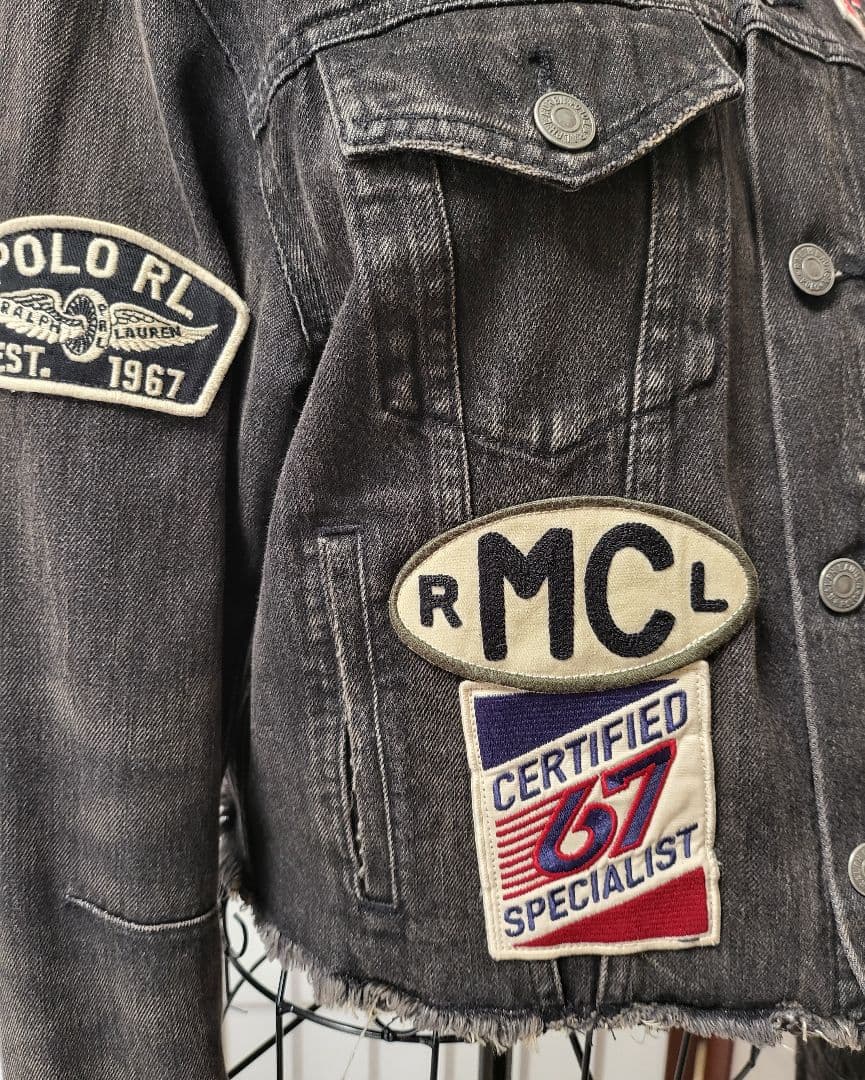 Polo RL パッチ付きデニムジャケット