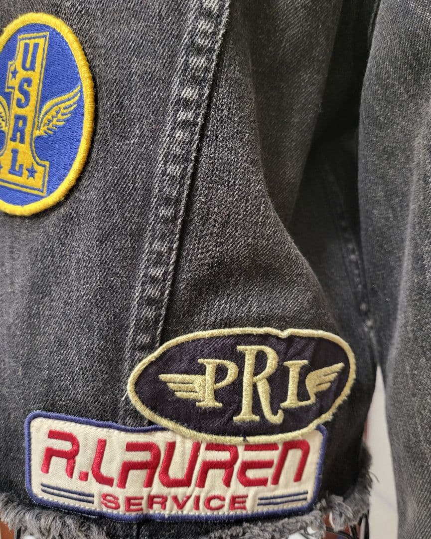 Polo RL パッチ付きデニムジャケット