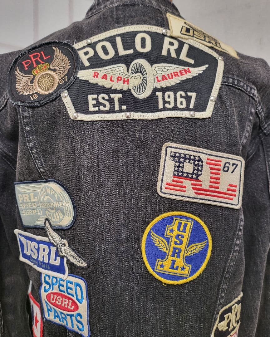 Polo RL パッチ付きデニムジャケット