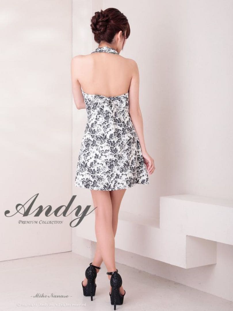 andy ドレス　S トワルドジュイ　ブラック　シュガー