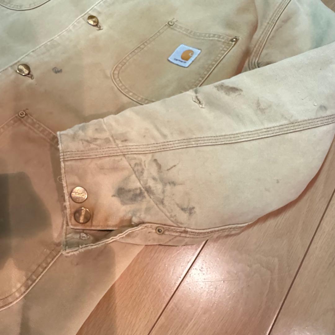 や*ー様 カーハート　チョアコート カバーオール　裏ブランケット