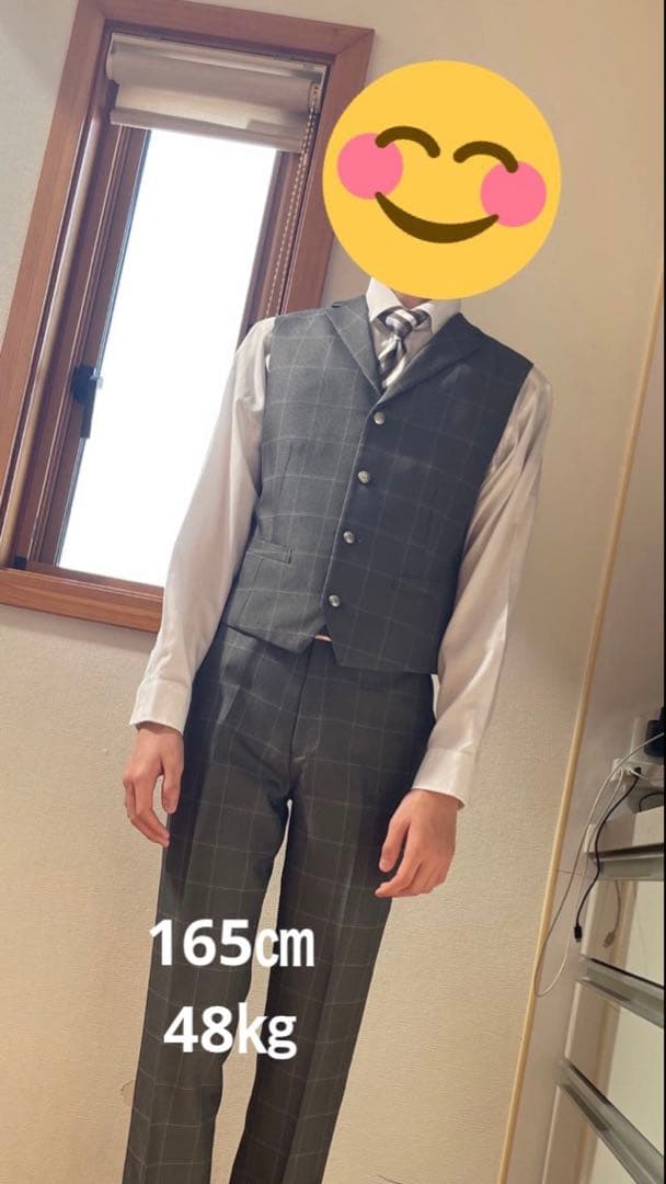 WANDER FACTORY チェック柄スーツ170