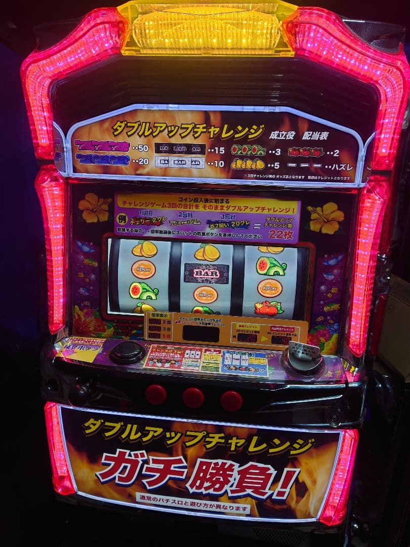 パチスロ　実機　アミューズメント仕様 ダブルアップチャレンジ
