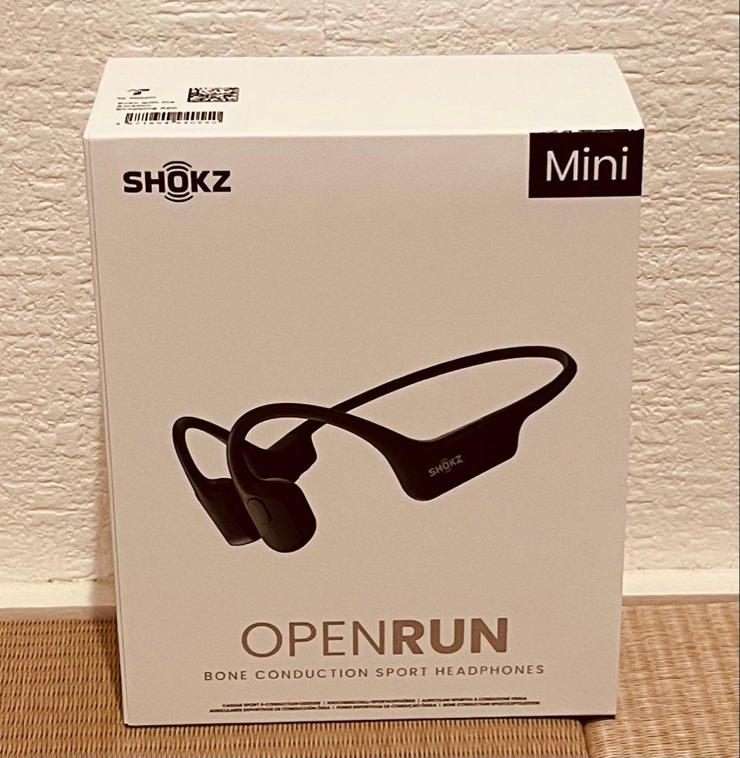 【美品】SHOKZ OpenRUN MINI（骨伝導イヤホン）
