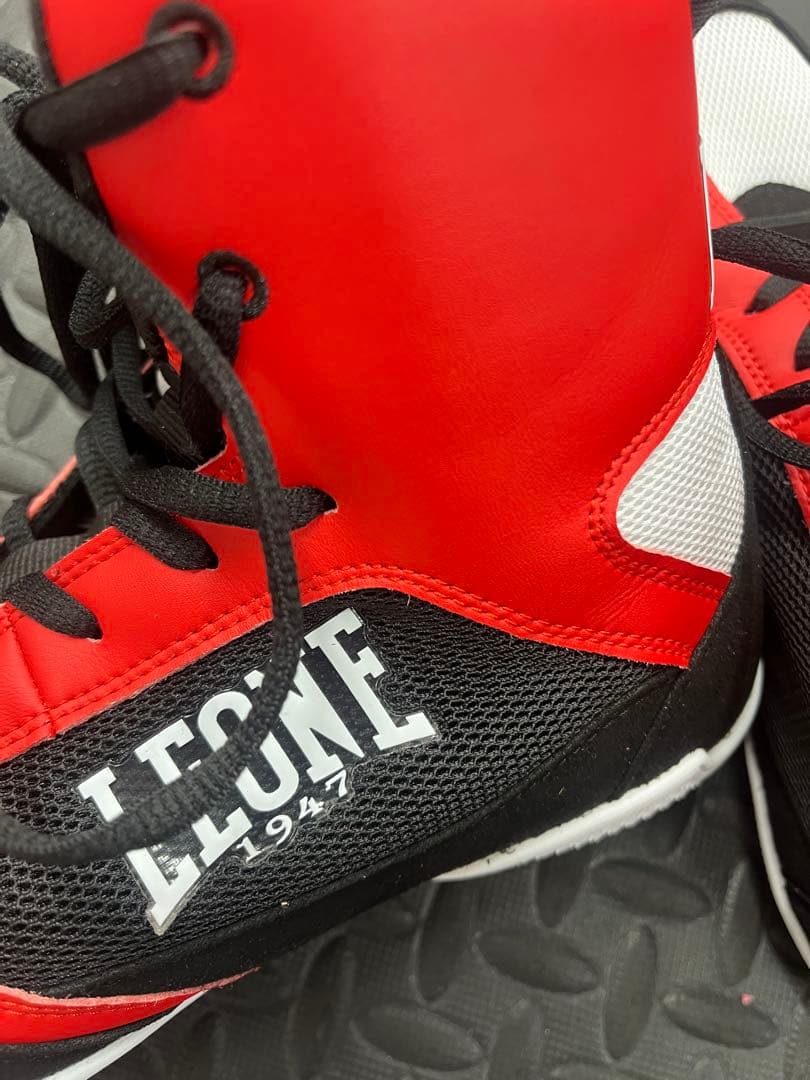 LEONE 1947 ボクシングシューズ レッド/ブラック