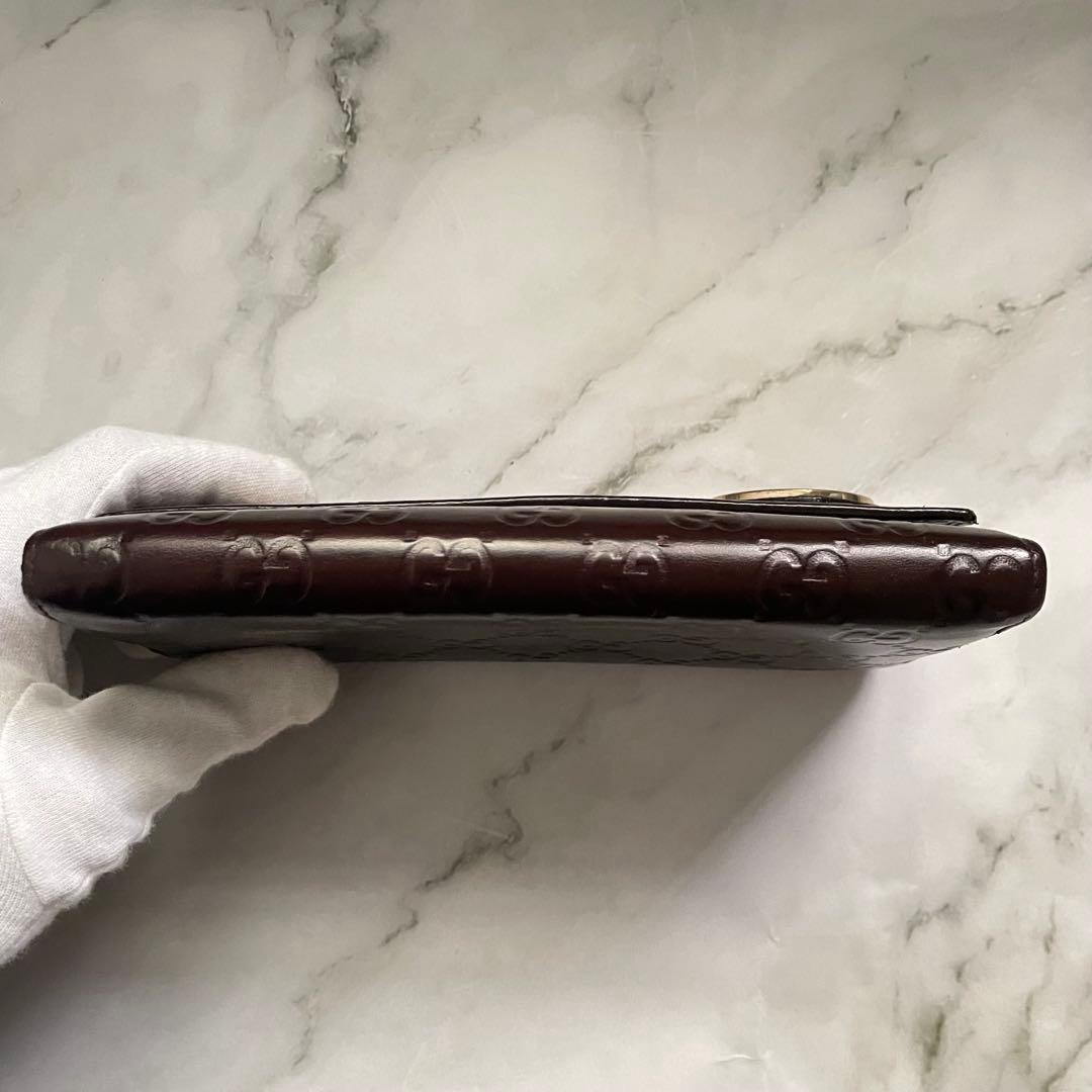 GUCCI グッチ　シマ ラブリー インターロッキング　長財布　0108-⑧