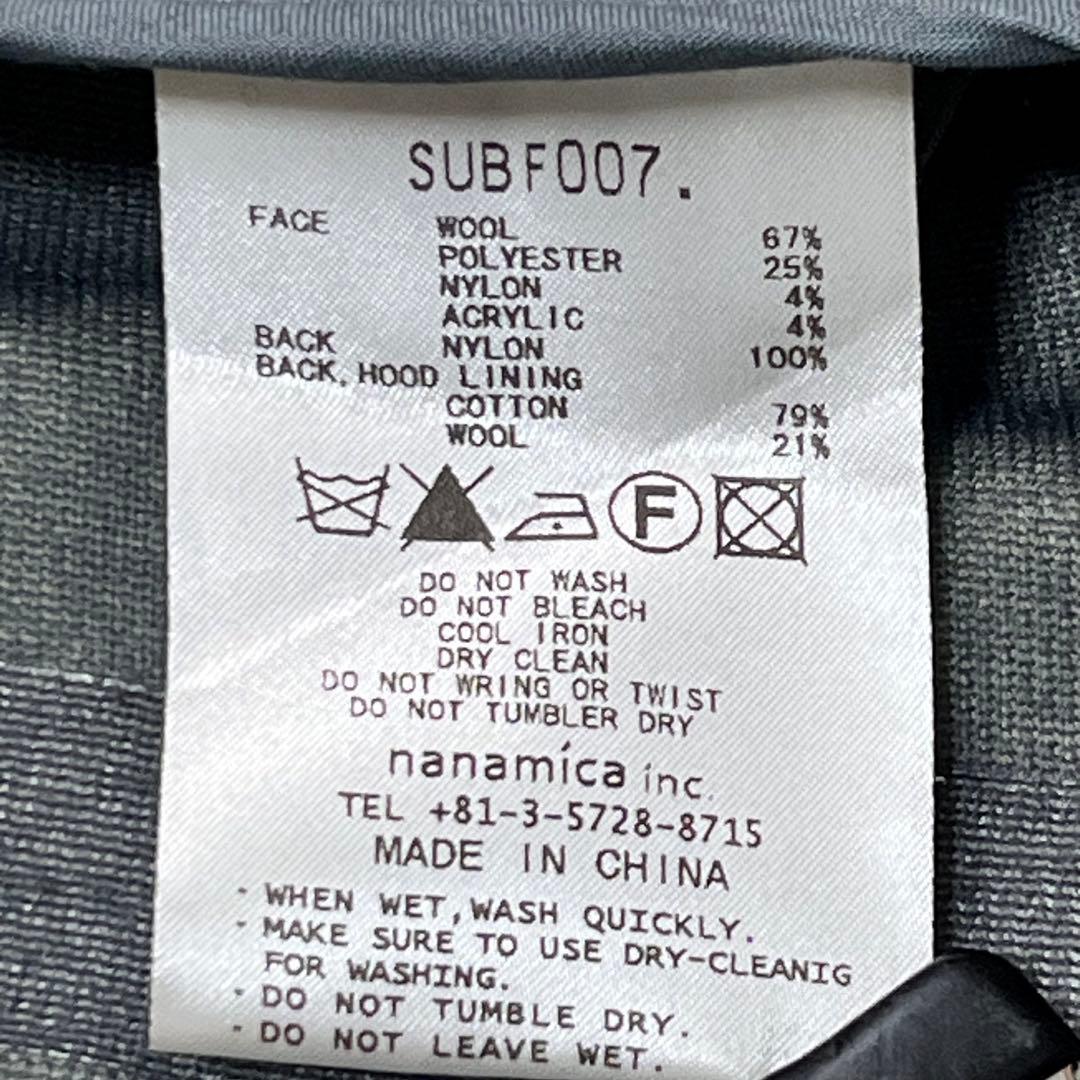 『nanamica ナナミカ』ダッフルコート ゴアテックス 防水 防風 ウール