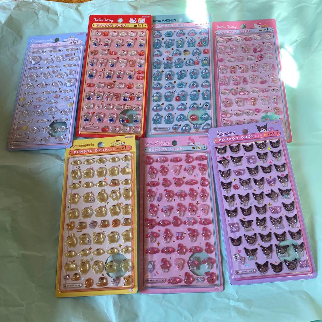 サンリオボンボンドロップシールミニ