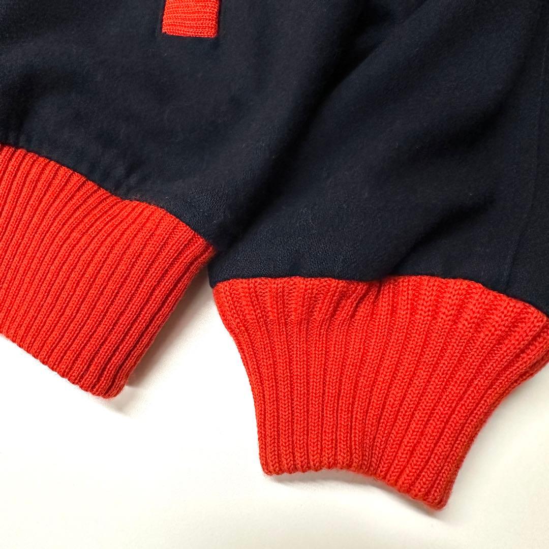 80s McGREGOR マックレガー ウール スタジャン タツノオトシゴ刺繍